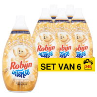 Robijn Aanbieding: Robijn wasverzachter Intense Forever Gold ultra geconcentreerd (6 flessen - 348 wasbeurten)  SRO00217