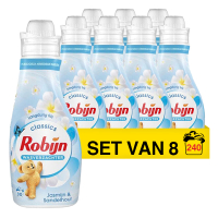 Robijn Aanbieding: Robijn wasverzachter Jasmijn & Sandelhout 750 ml (8 flessen - 240 wasbeurten)  SRO05086