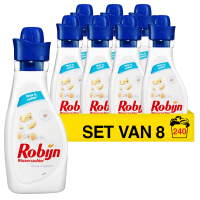 Robijn Aanbieding: Robijn wasverzachter Puur & Zacht (8 flessen - 240 wasbeurten)  SRO00199