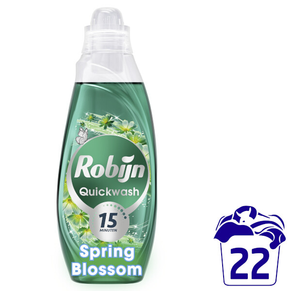 Robijn Advanced Quickwash Vloeibaar Wasmiddel Spring Blossom​ 837 ml (22 wasbeurten) SRO05354 - 3