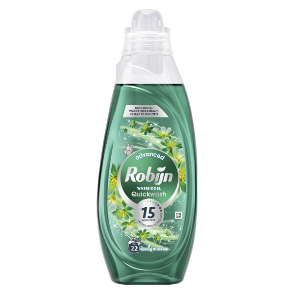 Robijn Advanced Quickwash Vloeibaar Wasmiddel Spring Blossom​ 837 ml (22 wasbeurten) SRO05354 - 1