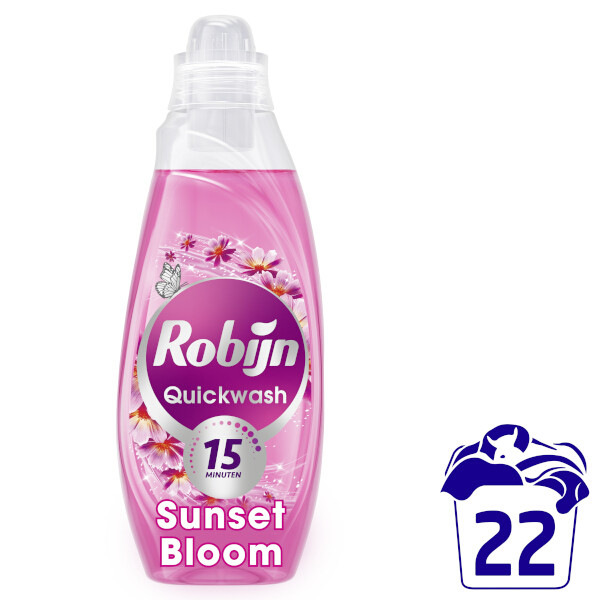 Robijn Advanced Quickwash Vloeibaar Wasmiddel Sunset Bloom 837 ml (22 wasbeurten) SRO05356 - 3