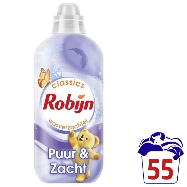 Robijn Classics Puur & Zacht ​Wasverzachter 1 liter (55 wasbeurten) SRO05372 - 3