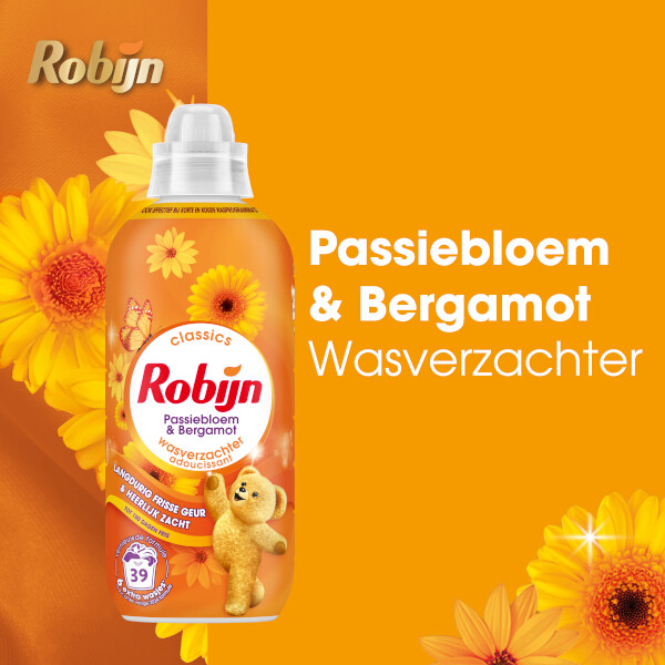 Robijn Classics Wasverzachter Passiebloem & Bergamot 780 ml (39 wasbeurten) SRO05304 - 3