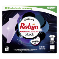 Robijn Classics wasmiddeldoekjes Black Velvet (16 wasstrips)  SRO05121