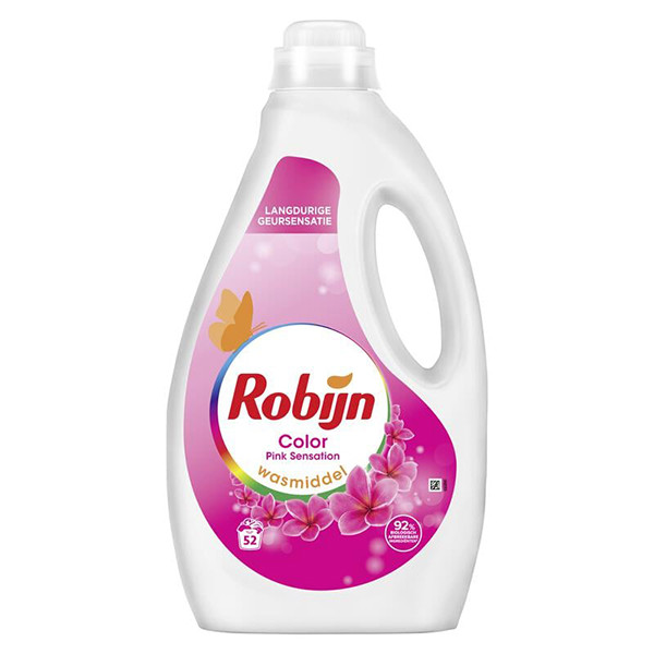 Robijn Color Pink Sensation Vloeibaar Wasmiddel 2,6 liter (52 wasbeurten) SRO05411 - 1