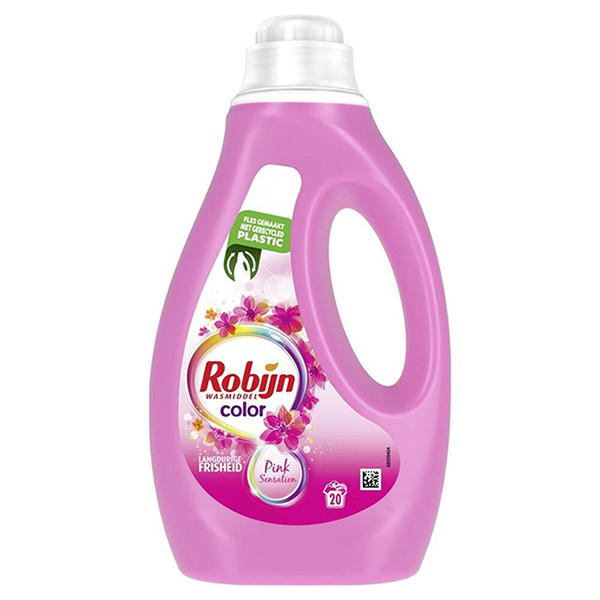 Robijn Color Pink Sensation vloeibaar wasmiddel 1 liter (20 wasbeurten)  SRO05179 - 1