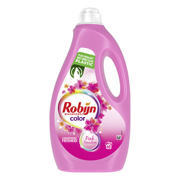 Robijn Color Vloeibaar Wasmiddel Pink Sensation 3 liter (60 wasbeurten) SRO05069 - 1