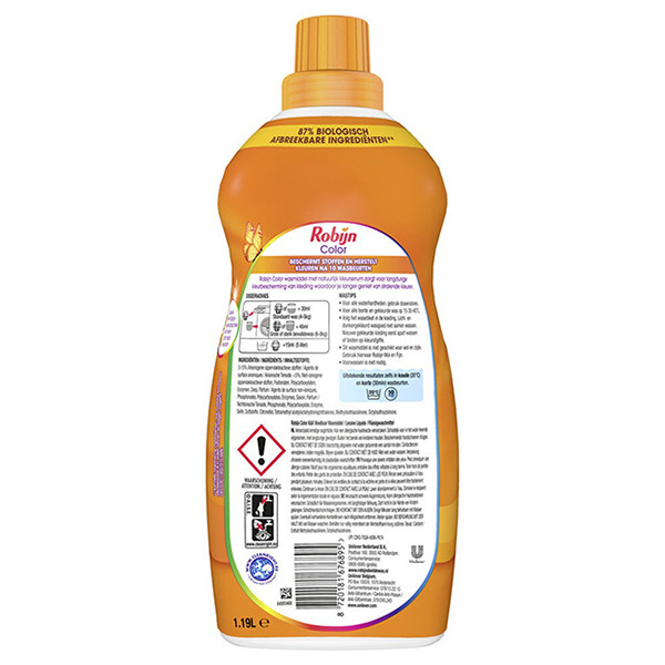 Robijn Klein & Krachtig Color Vloeibaar Wasmiddel 1,19 liter (39 wasbeurten) SRO05273 - 2