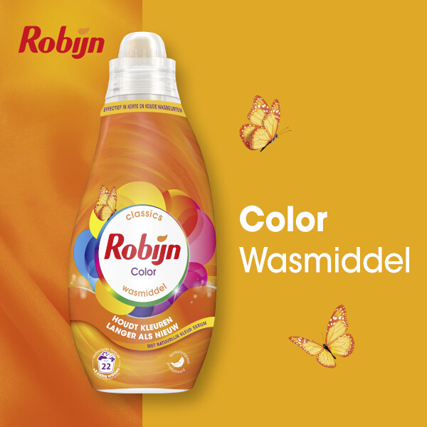 Robijn Klein & Krachtig Color Vloeibaar Wasmiddel 665 ml (22 wasbeurten) SRO05338 Robijn Klein & Krachtig Color Vloeibaar Wasmiddel 665 ml (22 wasbeurten) SRO05338 - 4