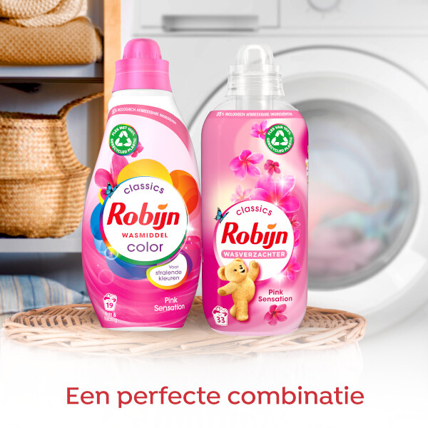 Robijn Klein & Krachtig Vloeibaar Wasmiddel Color Pink Sensation 665 ml (19 wasbeurten) SRO00532 Robijn Klein & Krachtig Vloeibaar Wasmiddel Color Pink Sensation 665 ml (19 wasbeurten) SRO00532 - 6