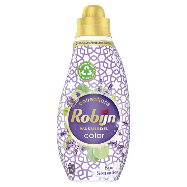 Robijn Klein & Krachtig Vloeibaar Wasmiddel Spa Sensation Color 665 ml (19 wasbeurten)  SRO05081 - 1