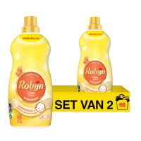 Robijn Klein & Krachtig Wasmiddel Color Zwitsal 1,19L (2 flessen - 68 wasbeurten)  SRO05254