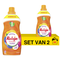 Robijn Klein & Krachtig vloeibaar wasmiddel Color 1190 ml (2 flessen - 68 wasbeurten)  SRO05217