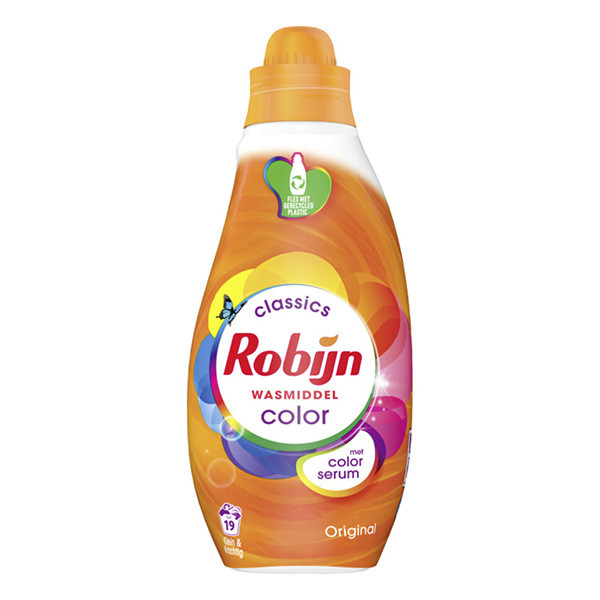 Robijn Klein & Krachtig vloeibaar wasmiddel Color 665 ml (19 wasbeurten)  SRO05073 - 1