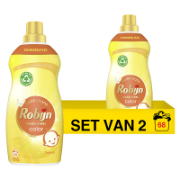 Robijn Klein & Krachtig vloeibaar wasmiddel Color Zwitsal 1190 ml (2 flessen - 68 wasbeurten)  SRO05218