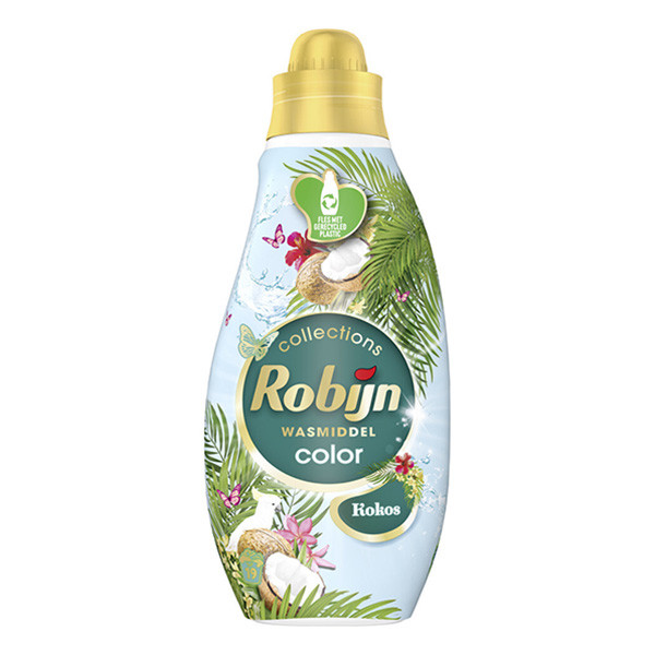 Robijn Klein & Krachtig vloeibaar wasmiddel Kokos Sensation 665 ml (19 wasbeurten)  SRO05079 - 1