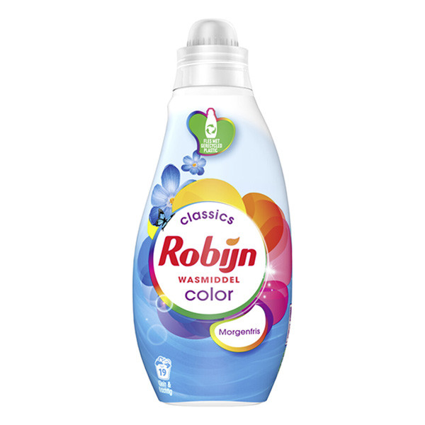 Robijn Klein & Krachtig vloeibaar wasmiddel Morgenfris 665 ml (19 wasbeurten)  SRO00536 - 1
