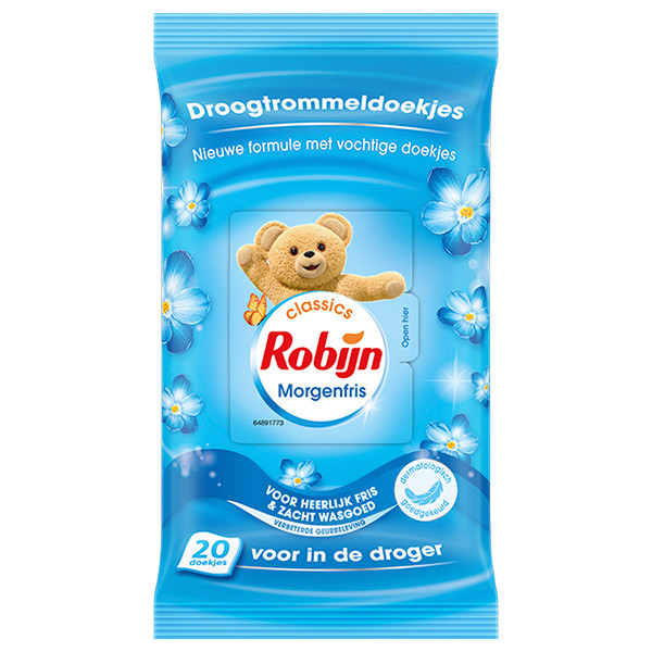 Robijn Morgenfris Droogtrommeldoekjes (20 stuks) SRO05300 - 1