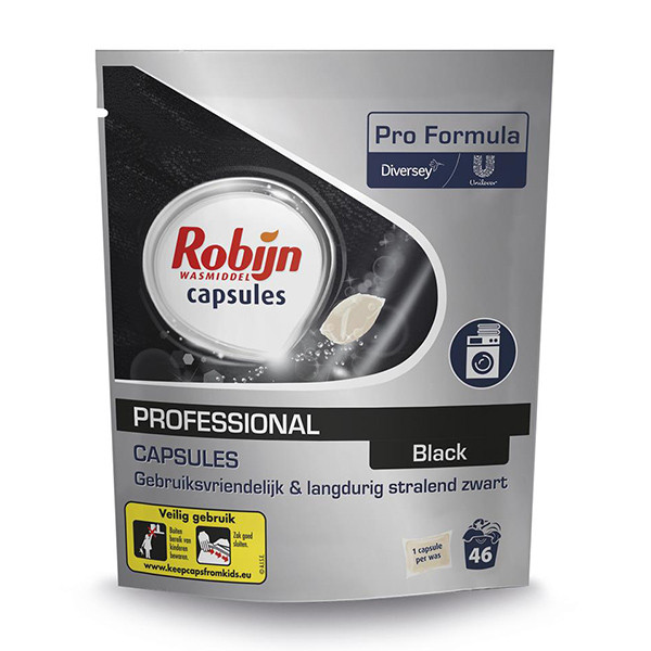 Robijn Professional Black wasmiddel capsules (46 wasbeurten)  SRO00222 - 1