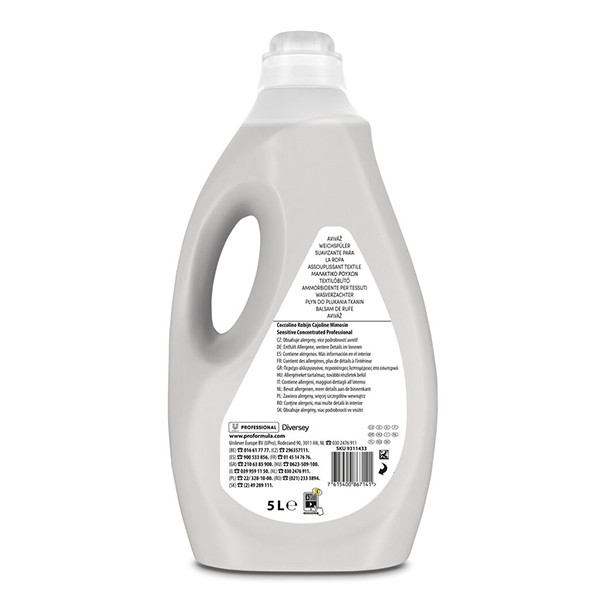 Robijn Professional wasverzachter Sensitive Puur & Zacht 5 liter (200 wasbeurten) SRO05013 - 2
