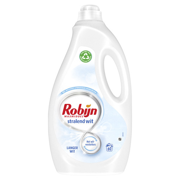 Robijn Vloeibaar Wasmiddel Stralend Wit 3 liter (60 wasbeurten) SRO00118 - 1