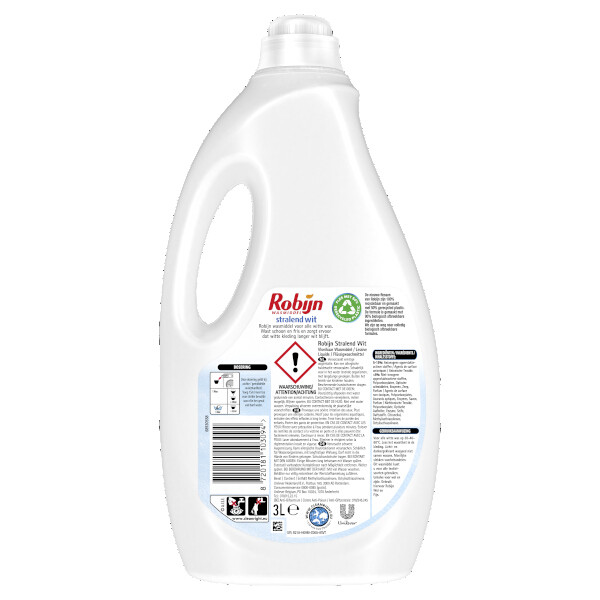 Robijn Vloeibaar Wasmiddel Stralend Wit 3 liter (60 wasbeurten) SRO00118 - 2