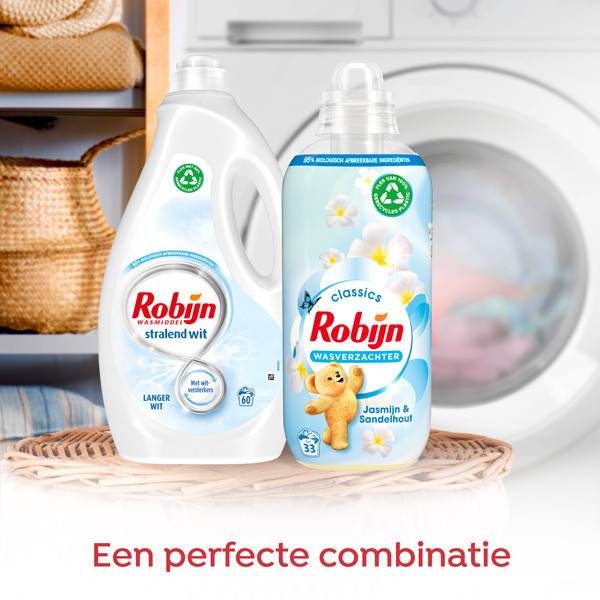 Robijn Vloeibaar Wasmiddel Stralend Wit 3 liter (60 wasbeurten) SRO00118 - 3