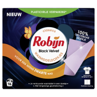 Robijn Wasmiddeldoekjes Black Velvet (16 wasbeurten)  SRO05121