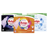 Robijn Wasmiddeldoekjes Color, Stralend Wit & Black Velvet (3 dozen - 16 wasstrips)  SRO05123
