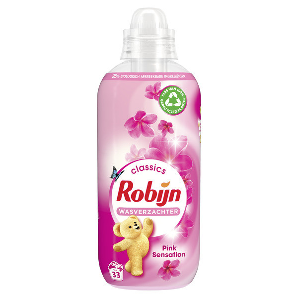 Robijn wasverzachter Pink Sensation 825 ml (33 wasbeurten)  SRO05150 - 1