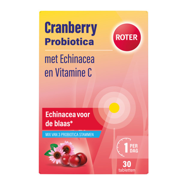 Roter Cranberry + Probiotica Capsules (30 stuks) SRO05374 - 1