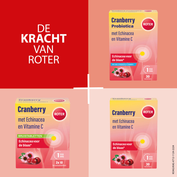 Roter Cranberry + Probiotica Capsules (30 stuks) SRO05374 - 6