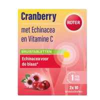 Roter Cranberry Vitamine C & Echinacea Bruistabletten (20 stuks) SRO05375