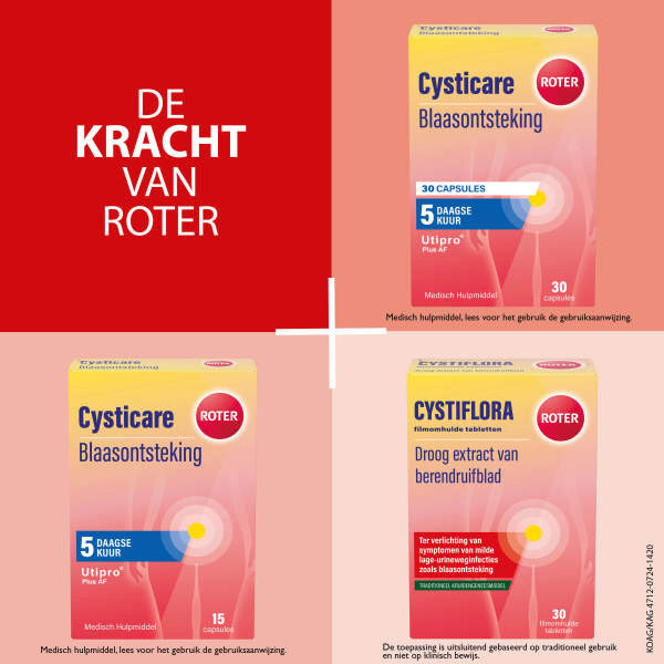 Roter Cysticare Capsules AF (30 stuks) SRO05378 - 6