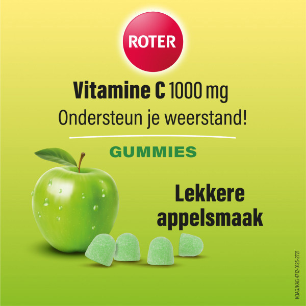 Roter Vitamine C 1000 mg Appel Gummies (30 stuks) SRO05391 - 3
