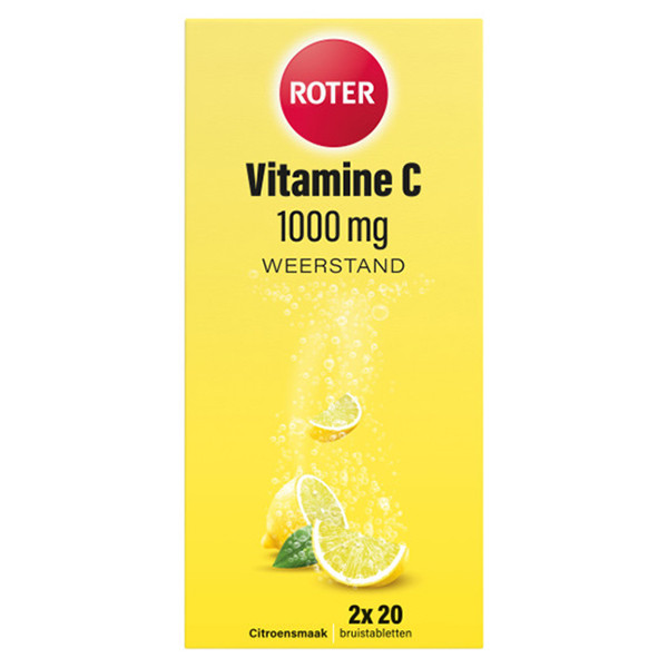 Roter Vitamine C 1000 mg Citroen Duopack Bruistabletten (2 x 20 stuks) SRO05387 - 1