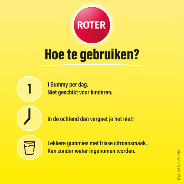 Roter Vitamine C 1000 mg Citroen Gummies (30 stuks) SRO05392 - 4