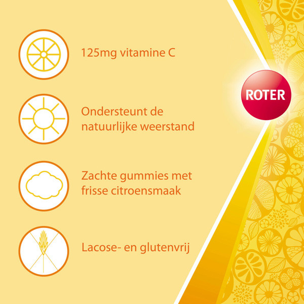 Roter Vitamine C 125 mg Gummies (60 stuks) SRO05393 - 3