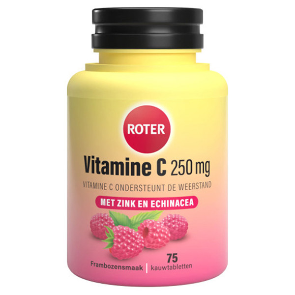 Roter Vitamine C 250 mg Weerstand Forte Kauwtabletten (75 stuks) SRO05398 - 1