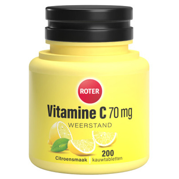 Roter Vitamine C 70 mg Citroen Kauwtabletten (200 stuks) SRO05384 - 1