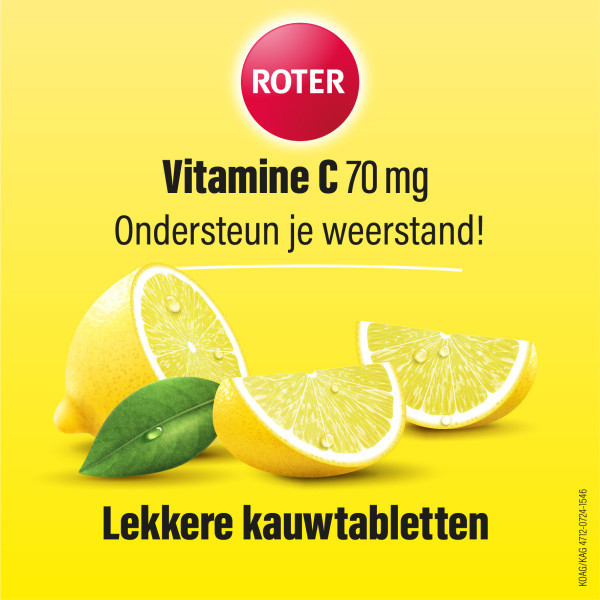 Roter Vitamine C 70 mg Citroen Kauwtabletten (400 stuks) SRO05385 - 3