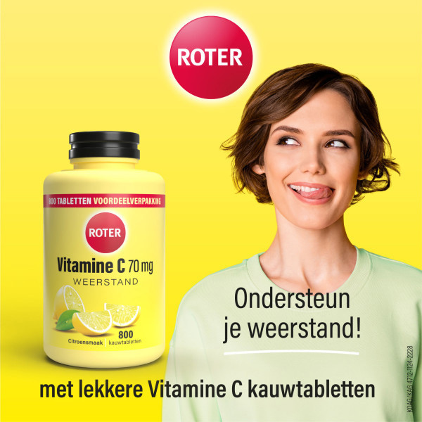 Roter Vitamine C 70 mg Kauwtabletten (800 stuks) SRO05386 - 2