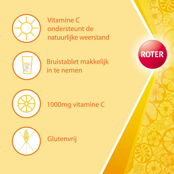 Roter Vitamine C Immuun Bruistabletten Duopack (2 x 20 stuks) SRO05395 - 3