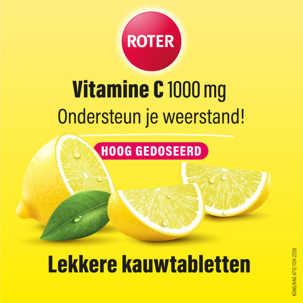 Roter Vitamine C Sterk 1000 mg Citroen Kauwtabletten (50 stuks) SRO05381 - 2