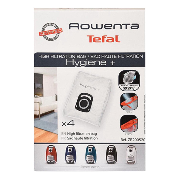 Rowenta ZR200520 microvezel stofzuigerzakken 4 zakken (origineel)  SRO01009 - 1