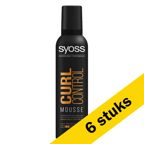 SYOSS Aanbieding: 6x Syoss Curl Control mousse (250 ml)  SSY00054 - 1