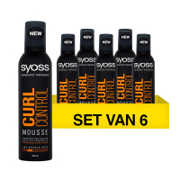 SYOSS Aanbieding: 6x Syoss Curl Control mousse (250 ml)  SSY00054