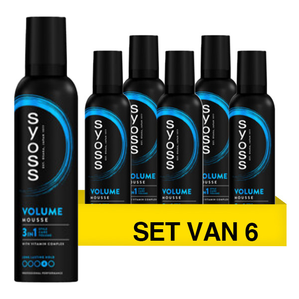 Aanbieding: 6x Syoss Volume Lift mousse (250 ml) SSY00053 - 1