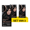 Aanbieding: Syoss Baseline Colors 1-1 Zwart Haarverf (3 stuks)